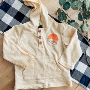 Yellow Terry Hoodie- unisex